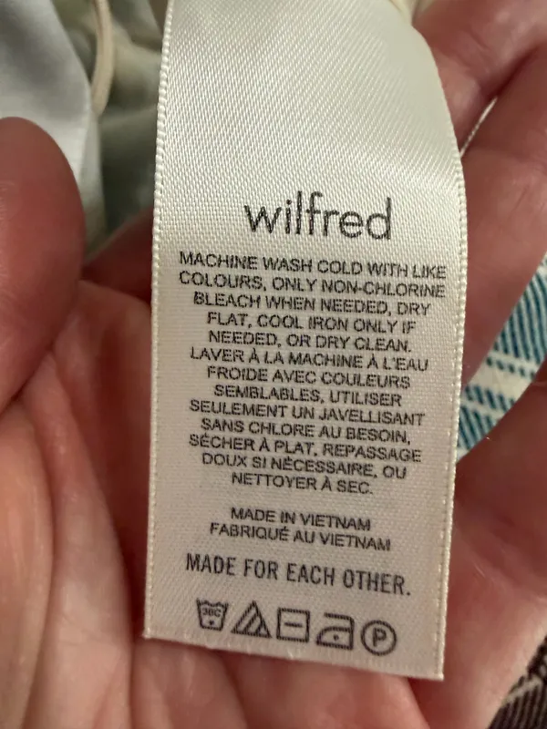 Aritzia Wilfred Classic Plaid Old Money Academia Mini Skirt Size 2. - Image 7