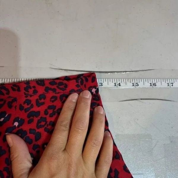 Lovers + Friends Women's‎ Sahara Cheetah Lined Lena Mini Skirt Red Black Size XS - Image 9