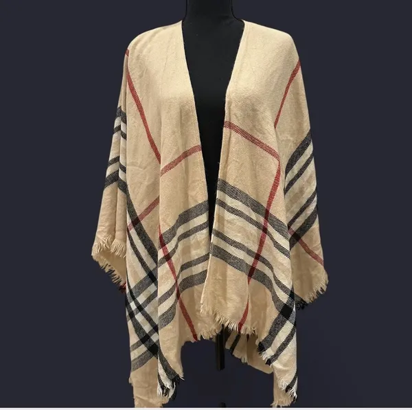 Lightweight shawl one size Tan - Image 2
