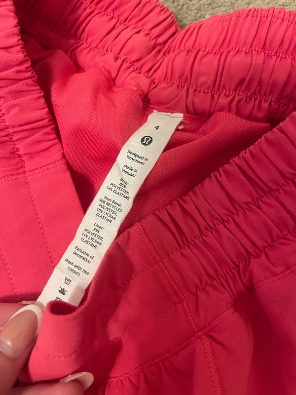 Pink Lululemon Hotty Hot Shorts 2.5" - Image 2