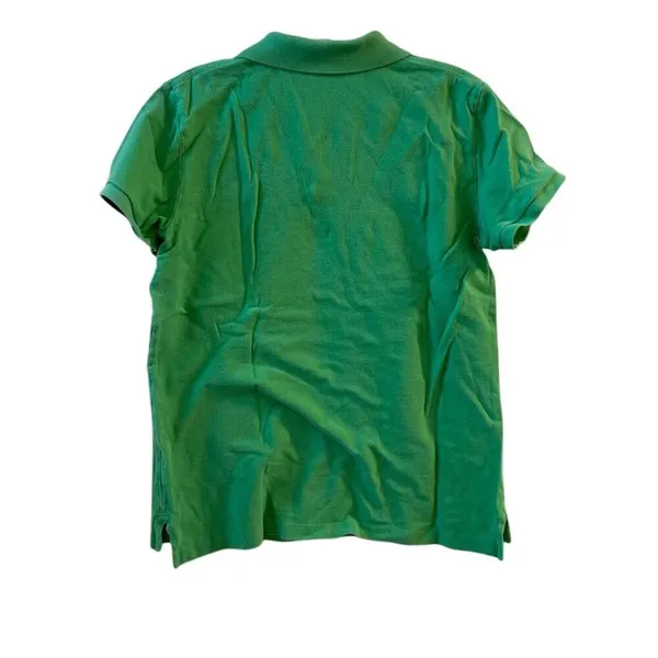 Ralph Lauren Women’s Medium Green‎ Classic Fit Polo Shirt Short Sleeve - Image 3