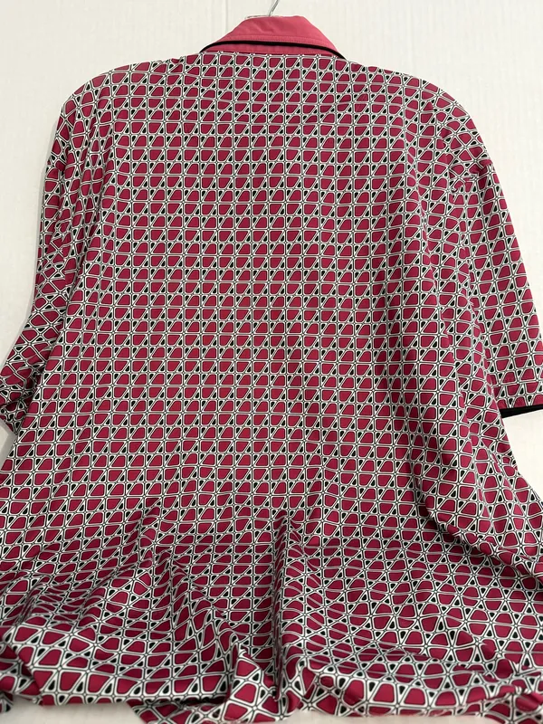 G-MAC Apparel Men's Short-Sleeve Polo with Patterned Sleeves & Back - Image 4