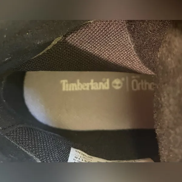 Timberland Women’s Dausette Black Silver Leather Casual Sneakers Boots Size 7‎ - Image 10