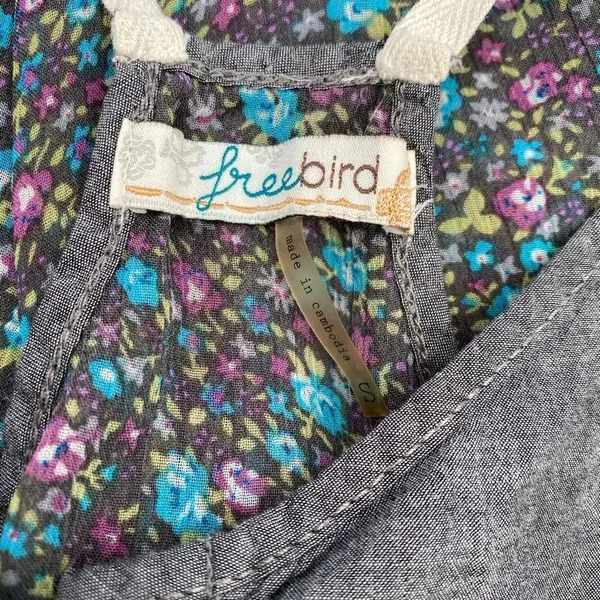 Freebird Racerback Floral Tank Top - Image 7