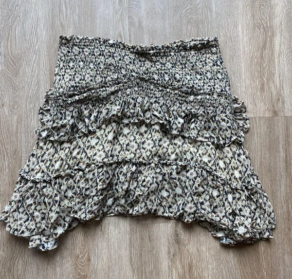 Anthropologie Ruffle Mini Skirt - Image 4