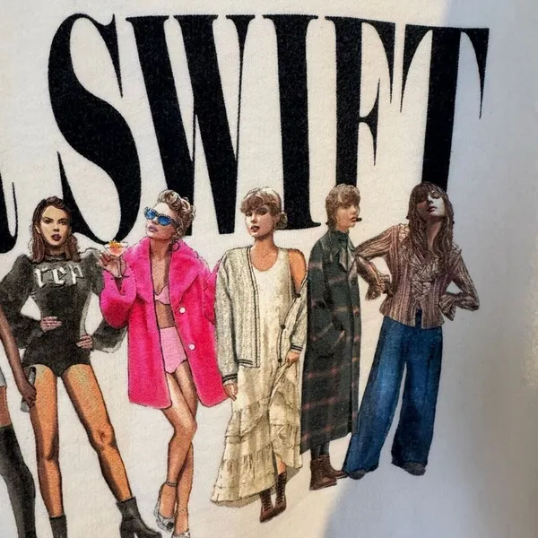 Taylor Swift Midnight Eras Tour Graphic Sweatshirt Size XL White - Image 3