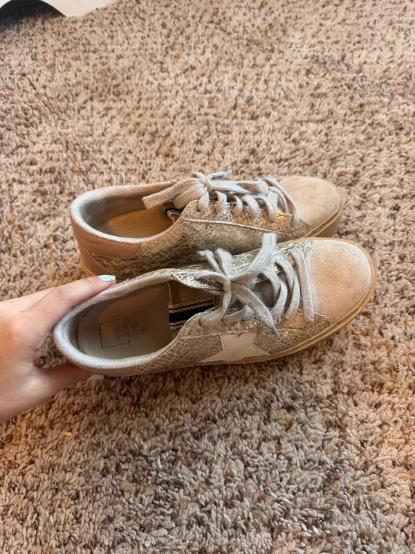 Reba Vintage Havana Low-Top Sneakers - Image 4