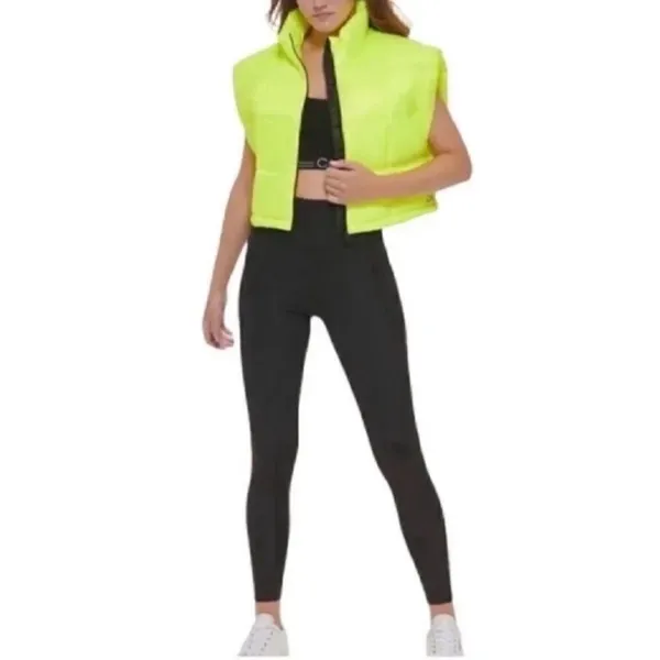 Calvin Klein Performance Green Oversized
Mock Neck Vest(Size XS) - Image 6