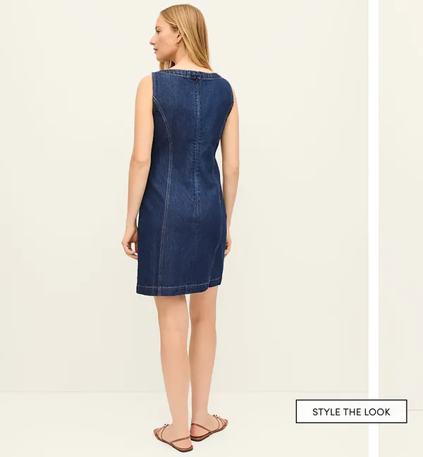 Ann Taylor Denim Dress - Image 2