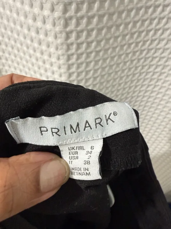 Primark Women’s Black Mini Skirt Size 2 - Image 5