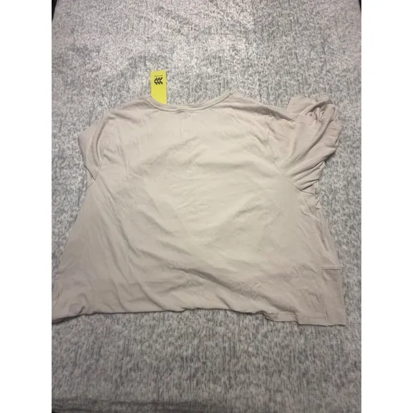 All in Motion Womens Light Beige Twist Front Long Sl. Athletic‎ Top Size 2X NWT - Image 5