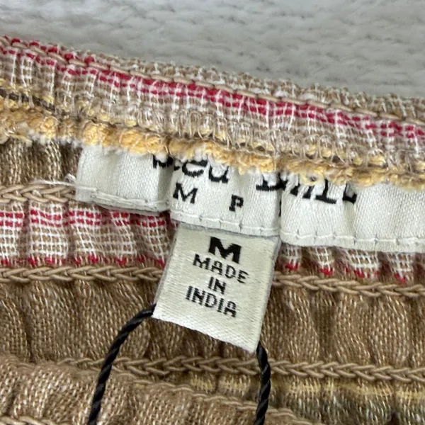Speed Limit MPH Smocked‎ Striped Maxi Dress Brown Boho Tiered J5735L Size M - Image 2