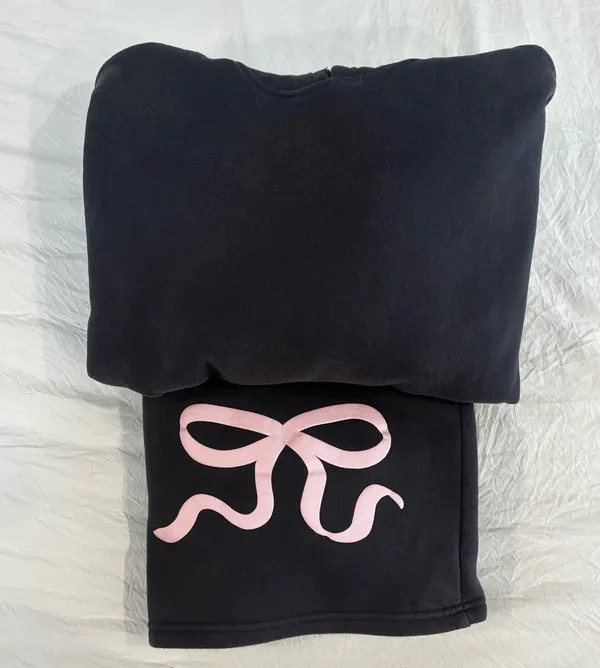 Edikted Bonney Bow Detail Hoodie Sweatpants Set - Image 5