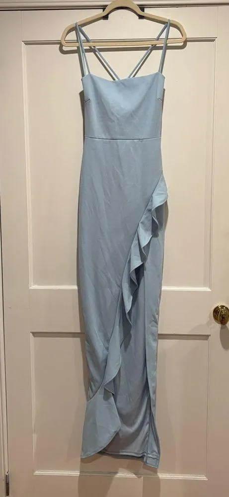 Windsor Blue Strapless Dress - Image 3