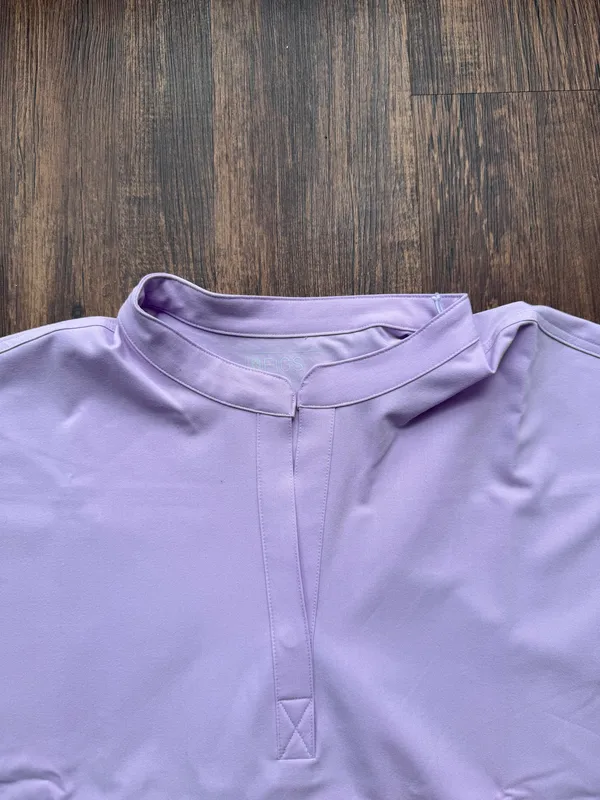 NWT FIGS Women’s Lavender Dew Purple Rafaela Three Pocket Scrub Top - Size 3XL - Image 5