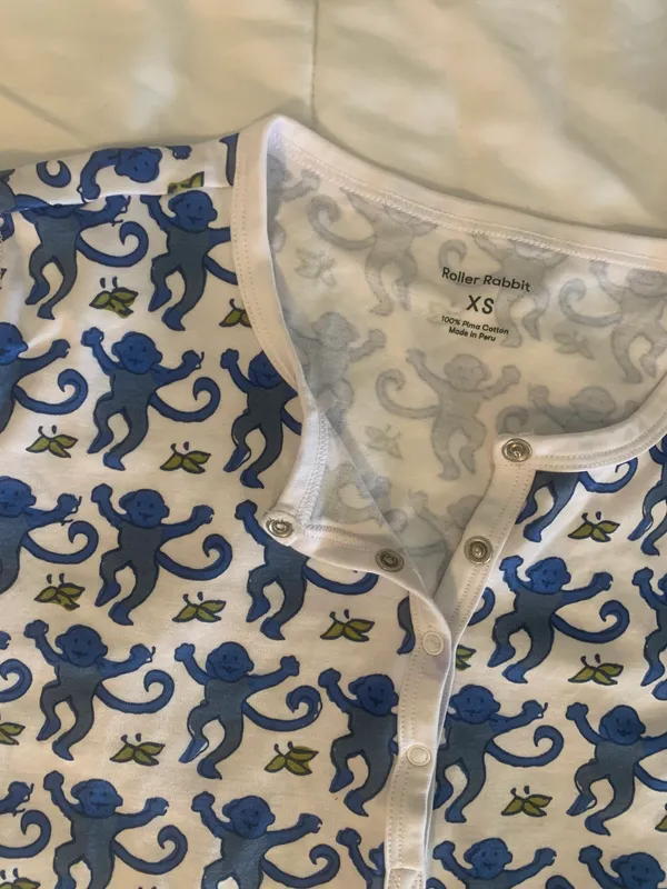 Roller Rabbit Top Pajama Monkey - Image 2