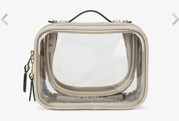 Calpak NWT makeup Bag Stone Tan - Image 4