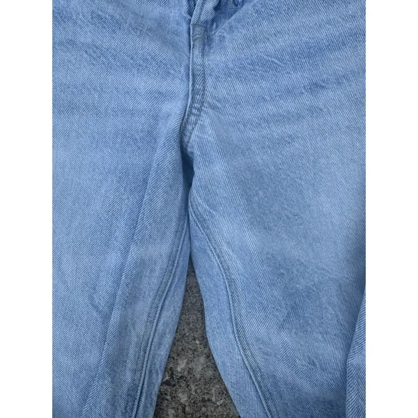 American Eagle Women's 90s Straight Leg Light Wash Faded Jeans SZ 4‎ - Image 8