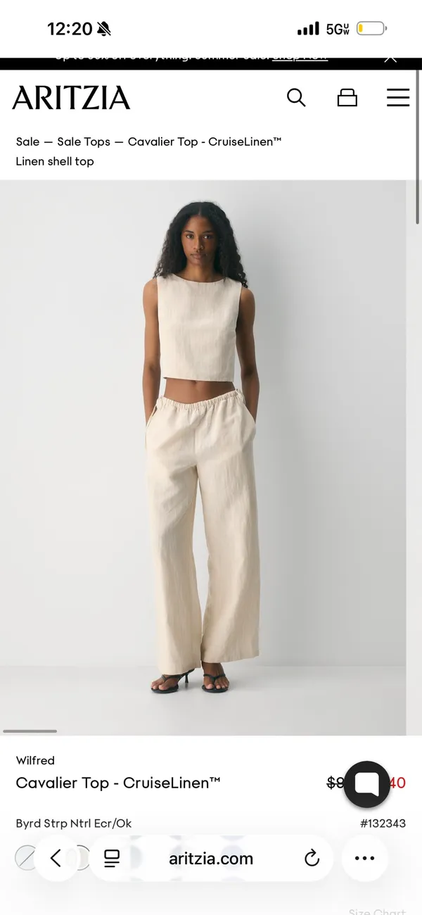 Aritzia Wilfred Top Tank - Image 4