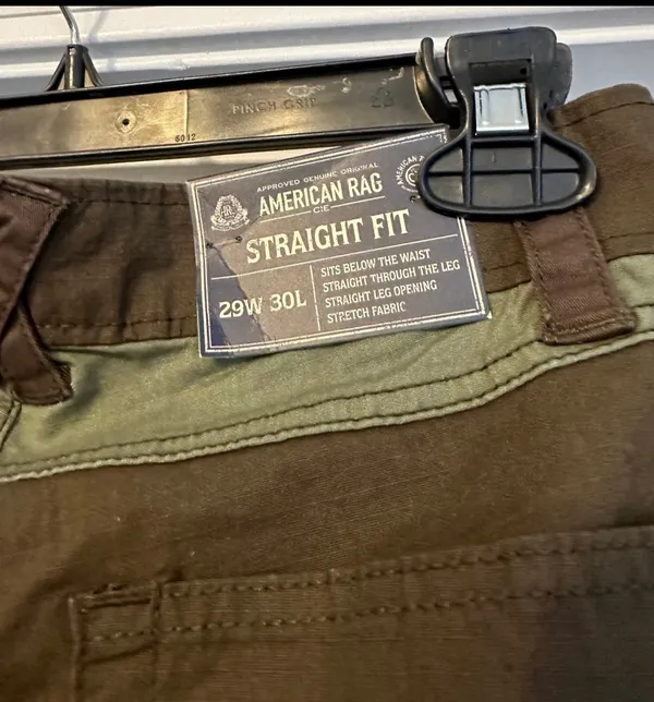 American Rag Straight Leg pants are a size 29W 30L. - Image 3