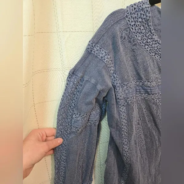 Free People Crocheted Detail Top - Image 6