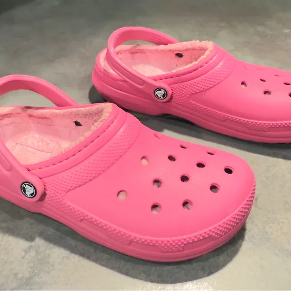 Crocs Pink Matching Fleece Lined Women 11 - Image 4