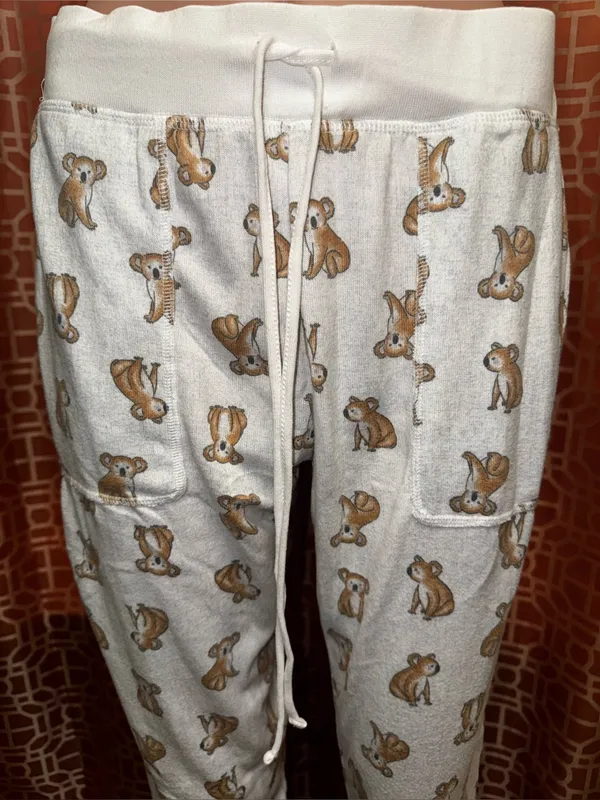 Women’s Secret Treasures Koala Loungewear Pants Size Medium - Image 2