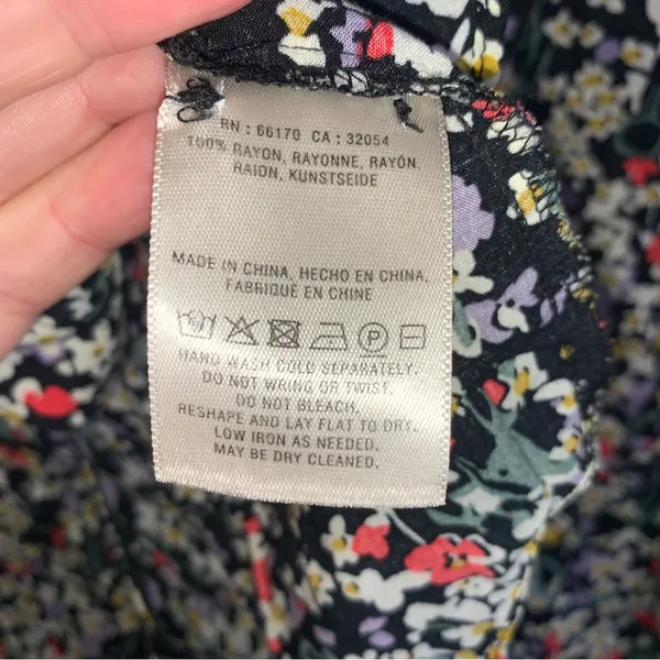 Maeve Small Floral Collar‎ Button Down Top CP4015 - Image 4