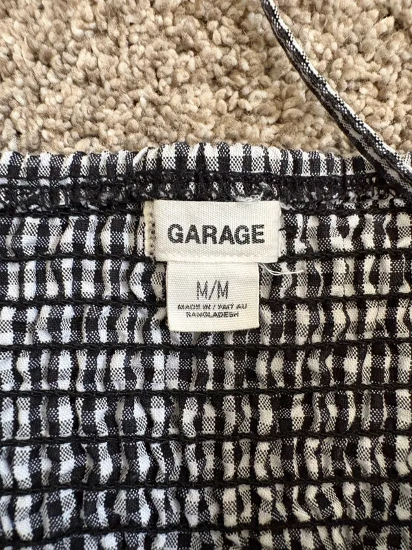 Checkered Garage Mini Dress - Image 3