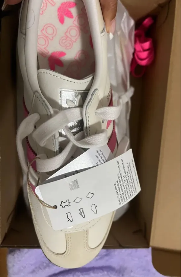 Adidas Pink Samba Sneakers - Image 10