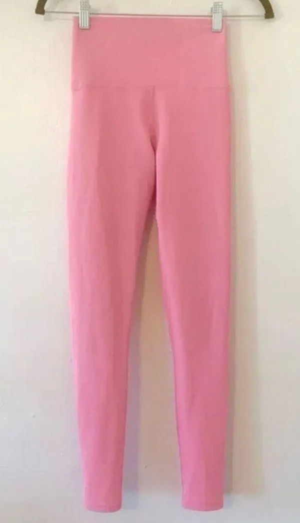 LoveShackFancy X Beach Riot Ayla Ribbed High Rise Legging in Carnation Size XS - Image 2