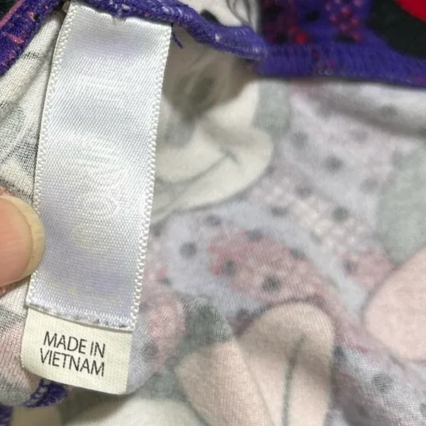 LuLaRoe Purple and Red Minnie Mouse Leggings in Tall & Curvy - Image 4