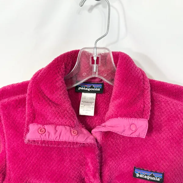 Patagonia XS Fleece Pullover Hot‎ Pink Gorpcore Preppy Maximalism Athleisure C - Image 4