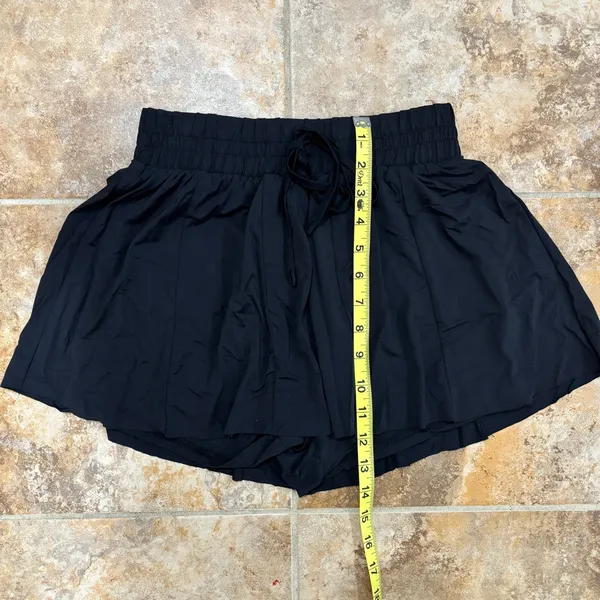 Altar’d State AS Revival Flowy Black Shorts - Image 3