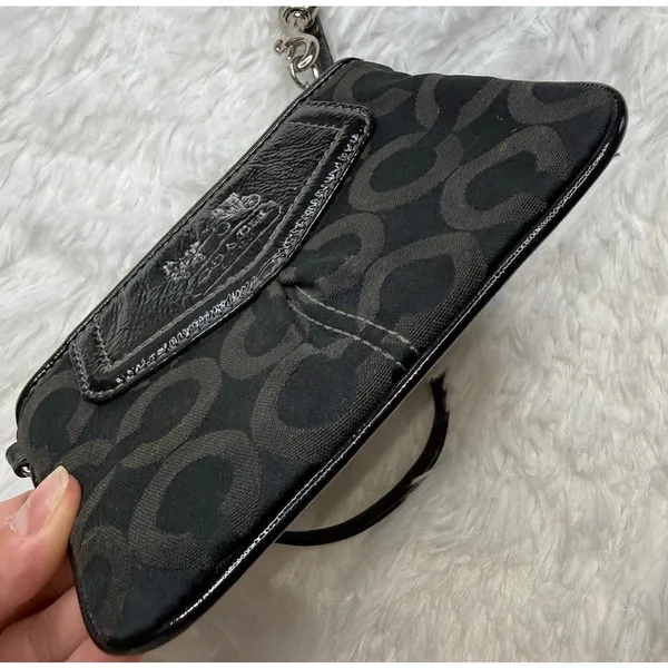 Coach Black Wristlet - Image 3