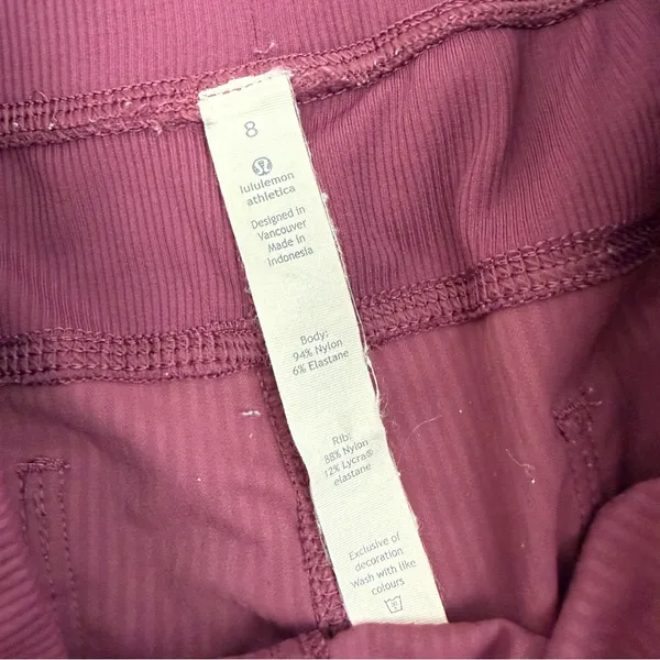 Lululemon Street To Studio Pant II Red Grape Mauve Pink Purple - Image 12