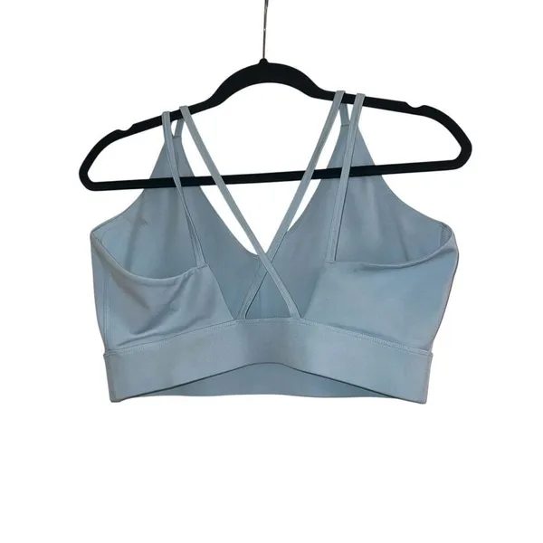 ✨Girlfriend Collective Dewdrop Gigi Crossover Sz XL Light Blue Bra✨ - Image 5