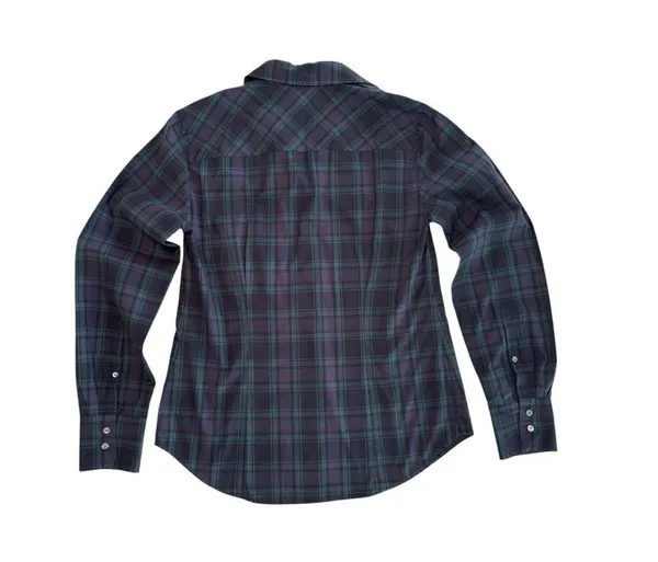 J. Crew Club Collar Perfect Shirt in Black Watch Plaid - Image 5