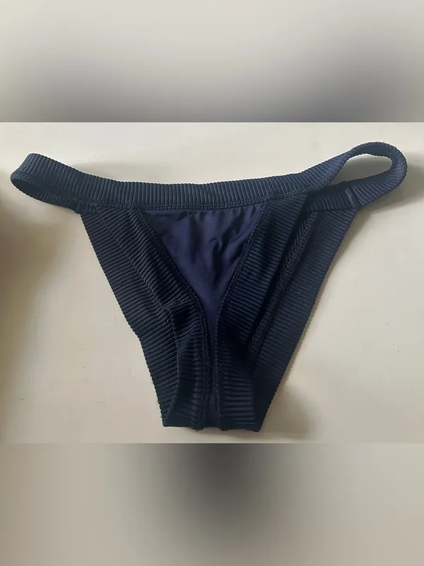 Frankies Bikinis Ribbed Bikini Bottoms Medium - Image 7