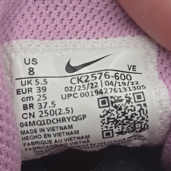 Nike Renew In-Season TR 10 Women’s Size 8 Purple Athletic Sneakers Gym Shoes - Image 6