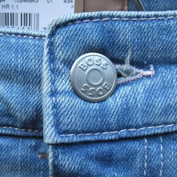 NWT Boss Orange Hugo BOSS Womens Marlene Wide Leg High Waist Jeans - Image 11