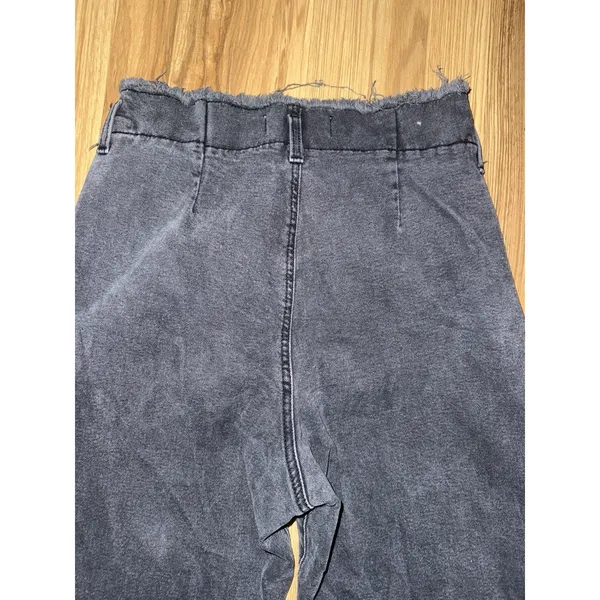 Garage Jeans Women's 9‎ Black High Rise Frayed Waist Skinny Stretch Denim Pants - Image 7