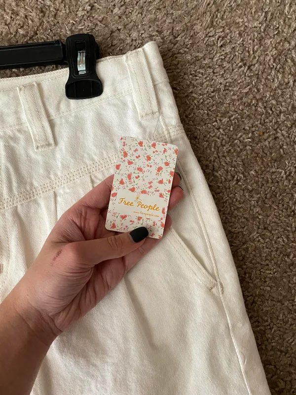 Free People BNWT  Denim Skirt - Image 4