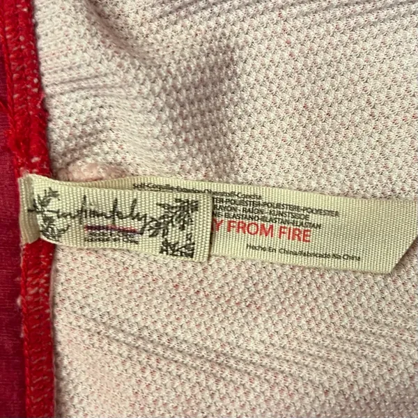 Free People‎ Intimately Chill Evening Pink Plaid Pajama Lounge Pants Size XS - Image 9