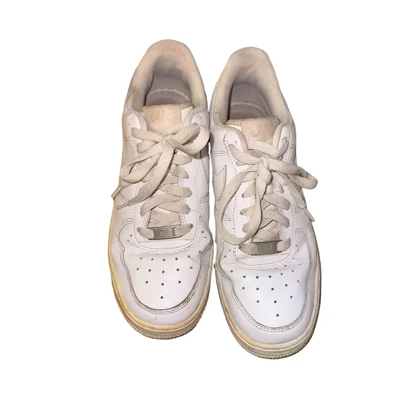Nike Air Force 1 Low White Leather‎ Sneakers Women's 7.5 Casual Shoes - Image 3