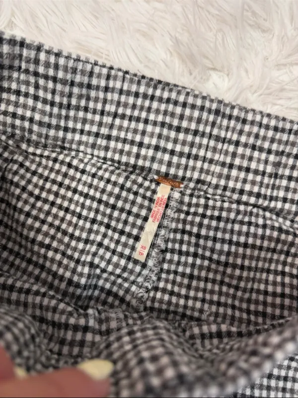 Free people plaid trousers xs - Image 2