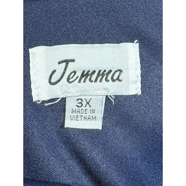 Jemma High Low Dress Womens 3X Navy Blue‎ Sleeveless Cocktail Evening Formal NWT - Image 5