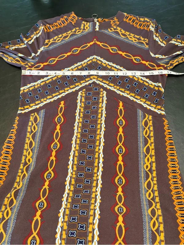 Free People Vintage Inspired Stella Printed Mini Dress size Medium. - Image 10