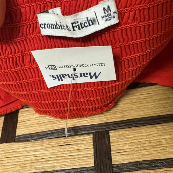 Abercrombie & Fitch Orange Crop Tank Top Size Medium‎ - Image 5