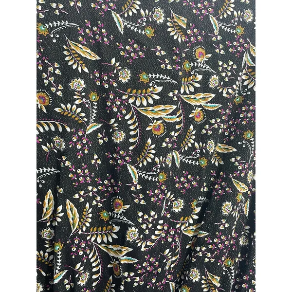 Lane Bryant Babydoll Blouse Size 18 Floral Glitter Whimsygoth Boho Office NWT - Image 7